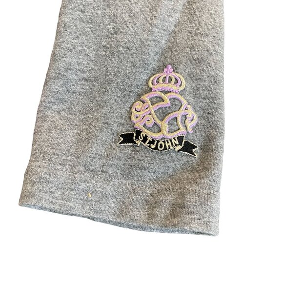 St. John Sports Gray Purple Lounge Full Zip Jacket & Pant Set, Size M & P(S) - Picture 6 of 11